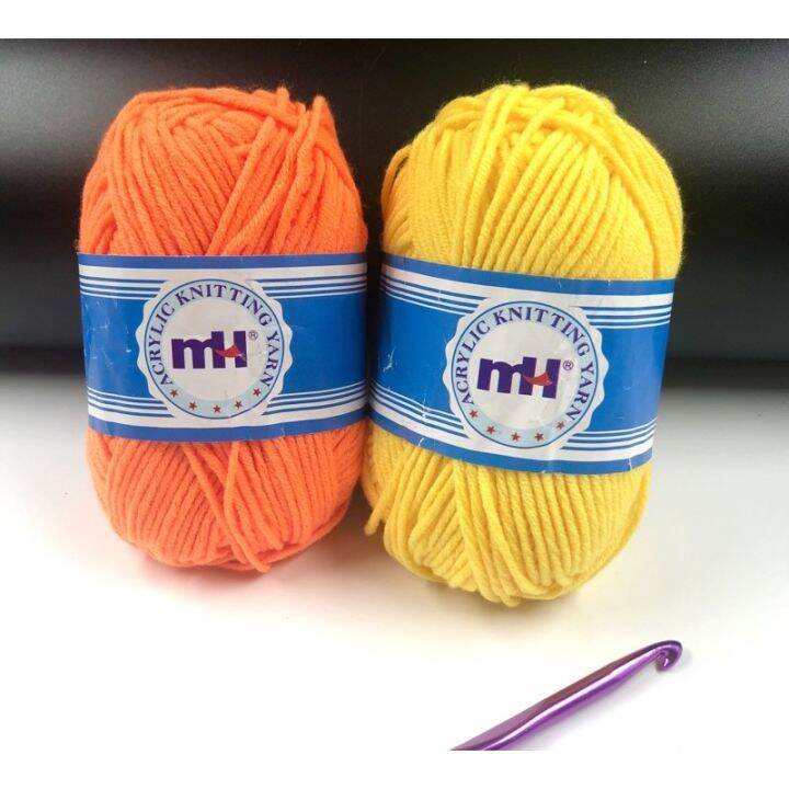 100 Milk Cotton Acrylic Knitting Crochet Yarn Lazada PH