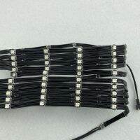 5cm wire spaicng black wire DC5V WS2813 addressable rgb pixel string light;100pcsstring;non-waterproof;black pcb