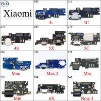 Yuxi 1ชิ้นโมดูลไมโครโฟน Usb ชาร์จพอร์ตบอร์ดเชื่อมต่อสายเคเบิ้ลยืดหยุ่นสำหรับ Xiaomi Mi 4i 4S 4c 5x 5c Max 2 Mix 6 6x Note 3