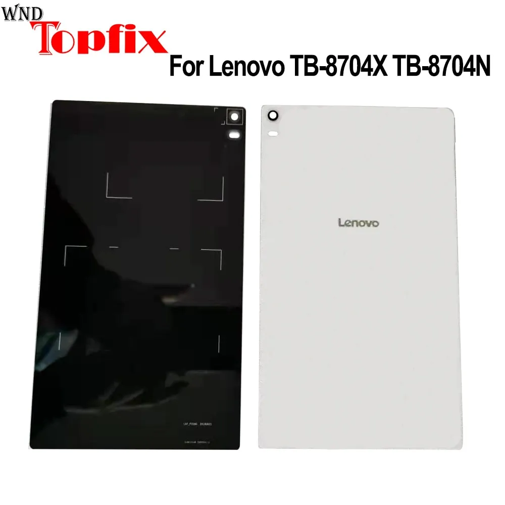 Mới Cho Lenovo Tab 4 8 Plus TB-8704X Nắp Đậy Pin Cửa Kính Phía Sau TB-8704N  TB-8704V TB-8704F Vỏ Bọc Pin 