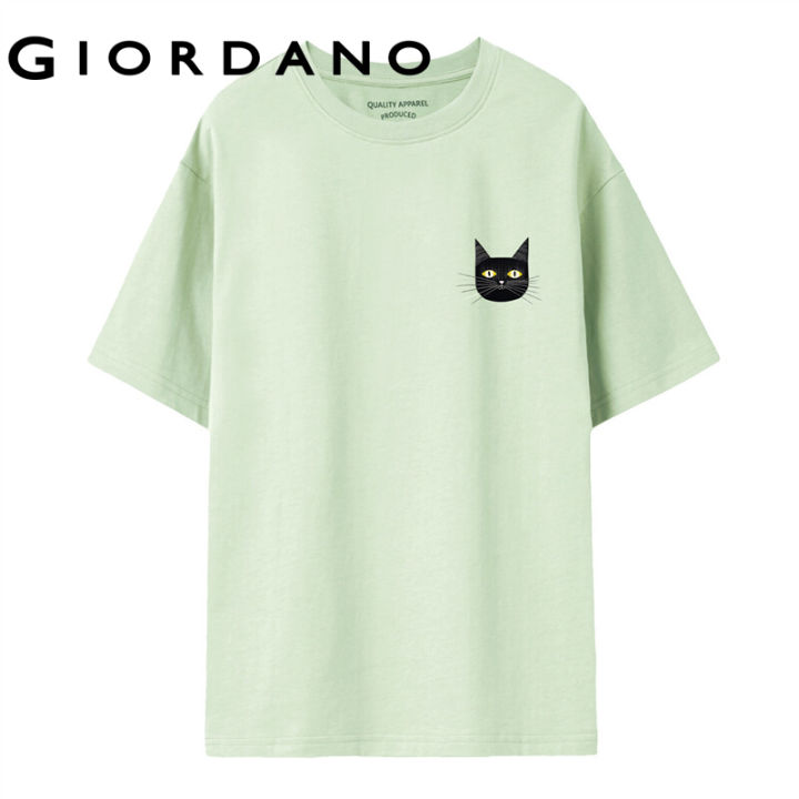 giordano-women-pets-series-t-shirts-100-cotton-cute-print-tee-crewneck-short-sleeve-summer-fashion-casual-tshirts-99393146-vnb