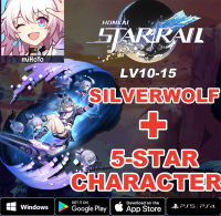 Honkai Star Rail Start 5 stars Silver Wolf+Other 5 stars Anime Id Pvc Cards Photocard Figure Cosplay