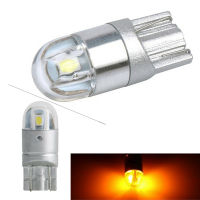 โคมไฟ LED T10 2SMD 194 W5W 168ด้านข้างสำหรับอ่านหนังสือไฟด้านข้างเป็นสีเหลืองอำพันโคมไฟ Aksesori แบบสากล1ชิ้น