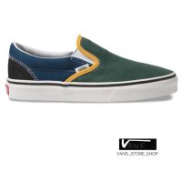 VANS SLIP ON VARSITY MULTI BLANC DE BLANC SNEAKERS สินค้ามีประกันแท้