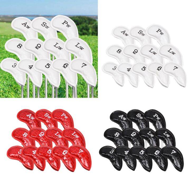 12x-ผ้าคลุมหัวเหล็กกอล์ฟกันน้ำ-golfer-headcover-club-protector-guard-anti-scratch-อุปกรณ์ป้องกันการปฏิบัติ-accs-gift