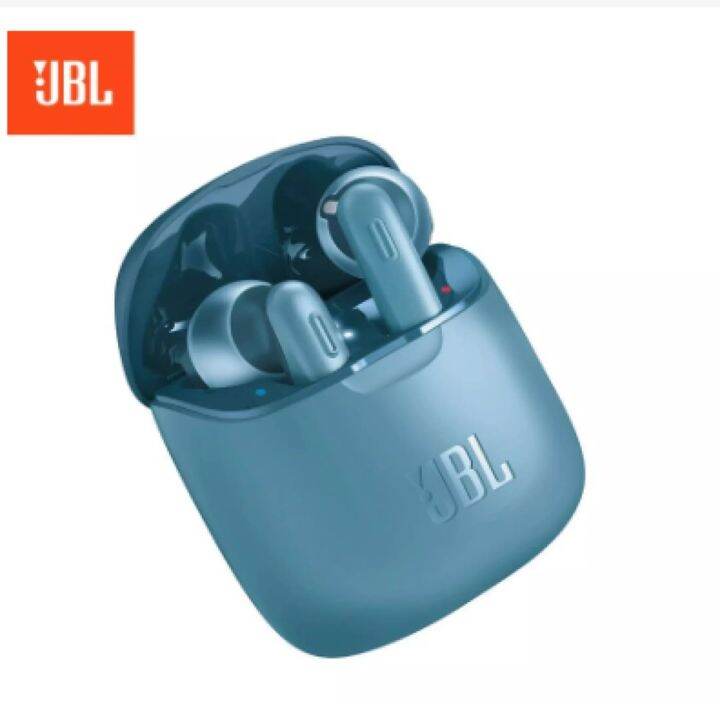 หูฟังjbl-tune-t220-tws-หูฟังบลูทูธ-v5-0-หูฟังไร้สายหูฟังชนิดใส่ในหูพร้อมไมโครโฟนสเตอริโอและกล่องชาร์จ