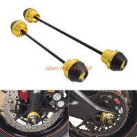 Motorcycle Rear Front Axle Fork Crash Sliders Cap For YAMAHA MT-07 FZ-07 XSR700 2014 2015 2016