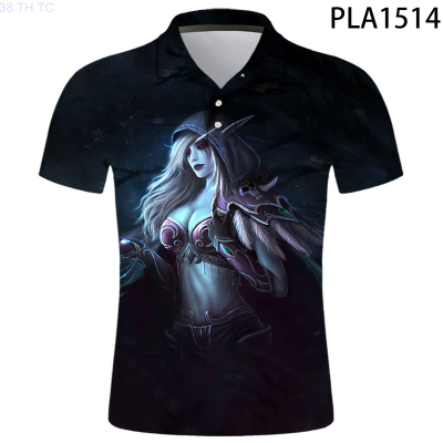 【high quality】  2020 New Warcraft Polo Homme Fashion Men Shirts Streetwear Casual Hombre Camisas De Polo Harajuku Cool 3d Printed Short Sleeve