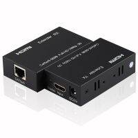 ตัวแปลงสัญญาณตัวขยาย HDMI Cat5e 60ม./6สาย HDMI 1080P เป็นอีเทอร์เน็ต RJ45ตัวขยายกระจายสัญญานสำหรับ PC Loptop จอทีวี