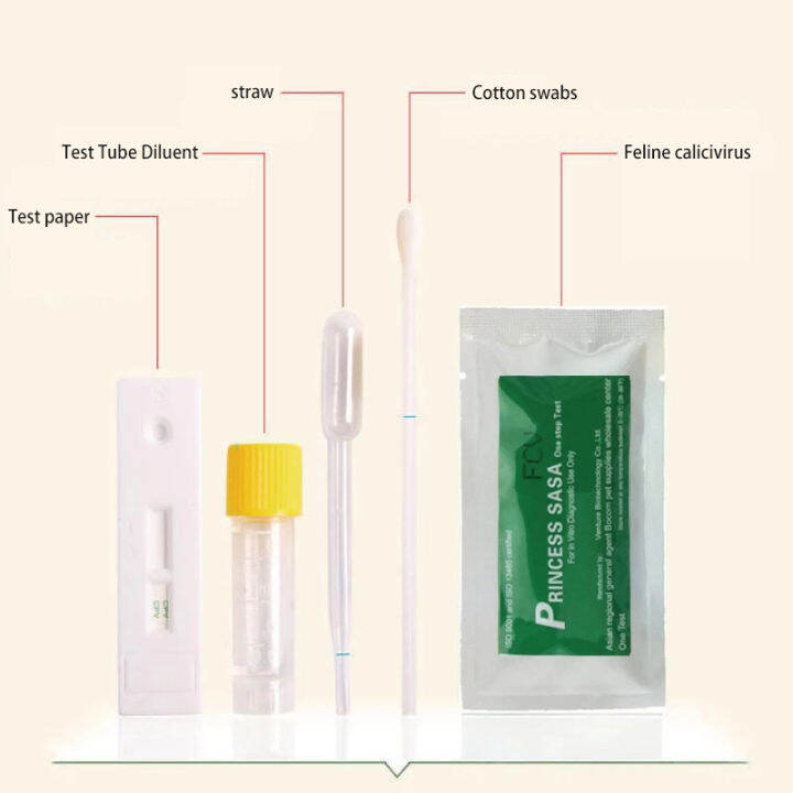Cat Dog Distemper Parvovirus Detection Card CDV FPV CPV CCV Test Strip ...
