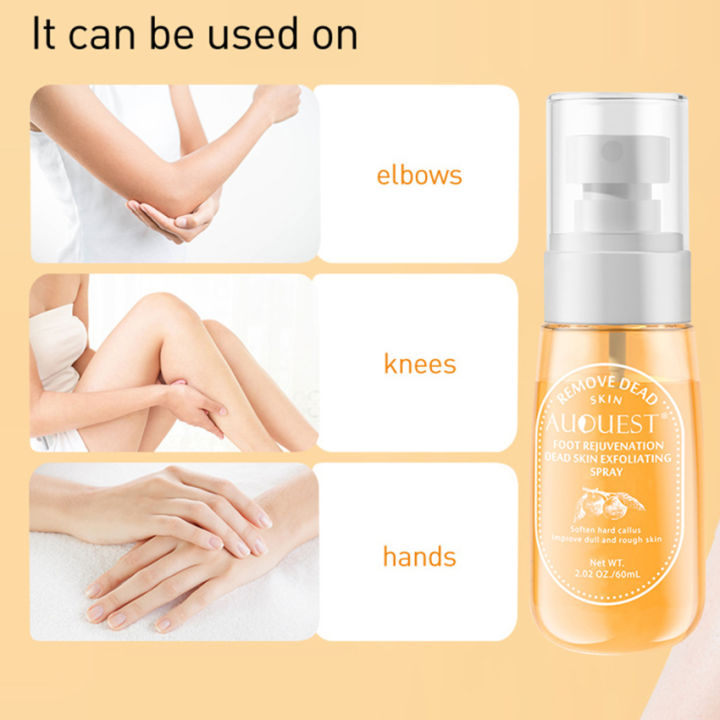 Hand And Foot Peeling Spray 60Ml Callus Dead Skin Removal Spray Foot Heel  Cracked Repair Exfoliating & Moisturizing for Dryness Hand Feet Care 60Ml