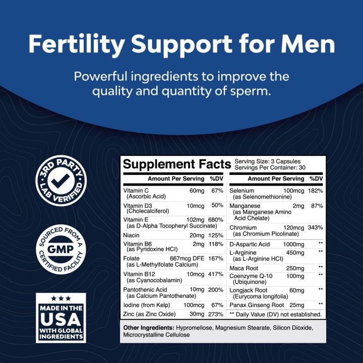 วิตามิน-อาหารเสริมสำหรับผู้ชาย-male-fertility-support-90-capsule-natures-craft