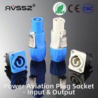 AVSSZ LED Screen Power Aviation Plug Socket Male Female Connector Fits PowerCON Industrial Control Stage Show Audio Lighting