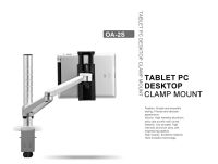 แขนยึดจับมือถือ แท็บเล็ต 12.9" แบบยึดขอบโต๊ะ แข็งแรงทนทาน (รุ่น OA-2S B)