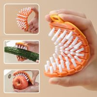 Kitchen Cleaning Tools Silicone Dishwasher Crevice Brush Household Fruit And Vegetable Cleaning Brush Bendable Cleaning Brush Cl