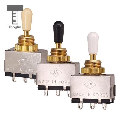 ‘【；】 Tooyful Metal Closed 3 Way Pickup Selector Tone Toggle Switch For LP Electric Guitar Accessory