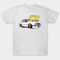 【HOT】เสื้อแฟชั่นผญ BMW E30 เสื้อยืดความงามและสัตว์เดรัจฉาน100%cotton