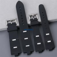 Suitable For Silicone Rubber Strap BVLGARI Black Watch Accessories 0705