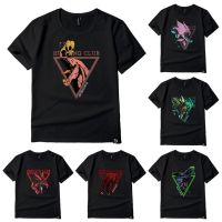 【New】ราคาต่ำสุด!!▪◇Monster Hunter Anime T-Shirt Dinosaur Monster Club Women Men Teens Cal Short Sleeve Black TeeS-3XL