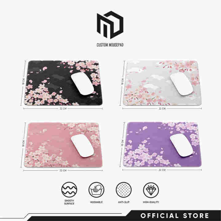 MD Mousepad Hazakura Square Mousepad Small Mouse pad Deskmat MD