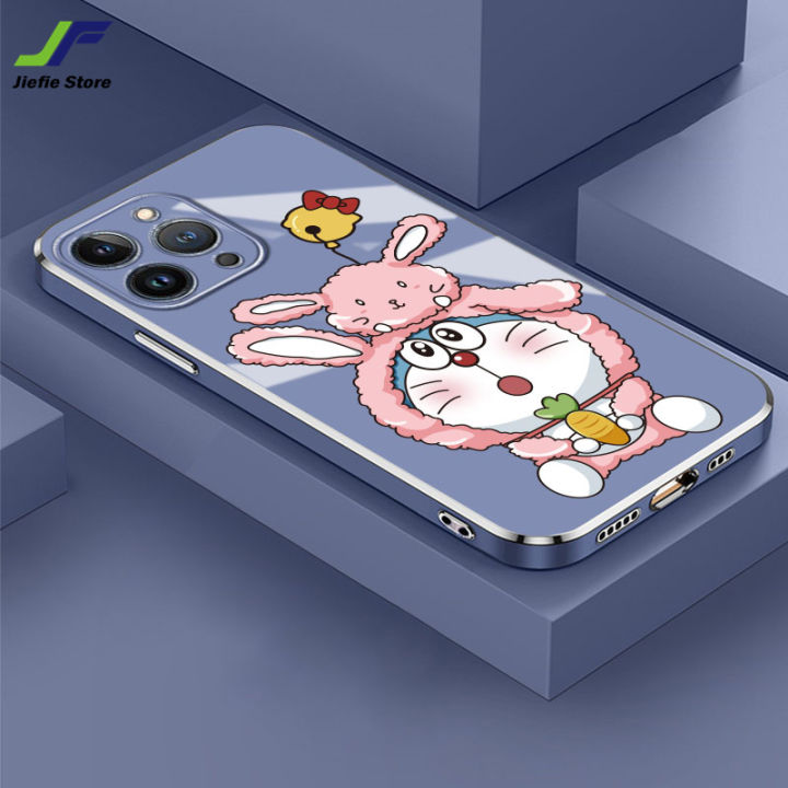 เคสมือถือลายแมวการ์ตูน-jiefie-ใหม่กระต่ายกันกระแทกสำหรับ-oppo-reno-2-reno-4-pro-reno-4-reno-5-pro-reno-5-pro-reno-5-reno-6-reno-6-pro-reno-7-pro-reno-7-pro-reno-7-reno-8โดราเอมอนน่ารักเคสห่อหุ้ม-tpu