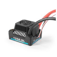 Brushless ESC Waterproof Replacement Parts 2-4S with 5.8V-6.1V/3A BEC for 1/8 1/10 1/12 RC Model Car Truck Buggy Boat ,120A