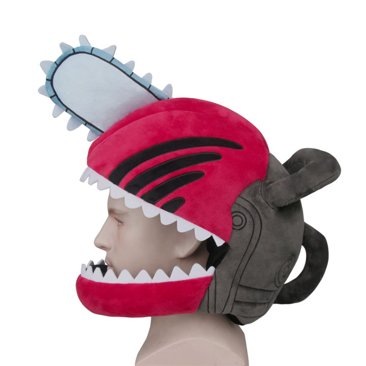anime-chainsaw-man-pochita-headgear-denji-soft-warm-plush-costume-party-cosplay-hat-cos-props-for-s
