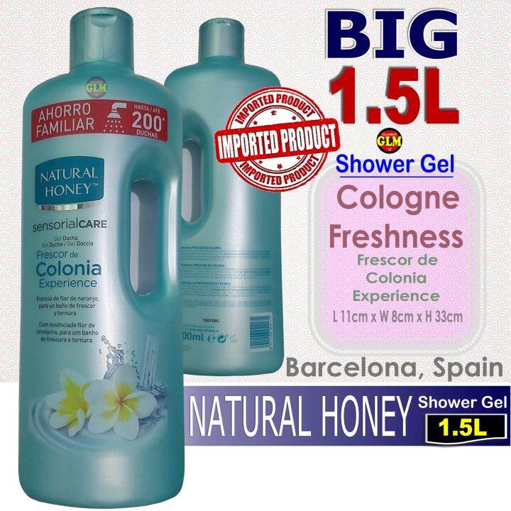 Natural Honey Cologne Freshness SHOWER GEL 1.5L - SPAIN | Lazada PH