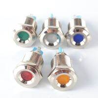 10mm waterproof led Pilot Lightmetal indicator light 12v 24V 220V