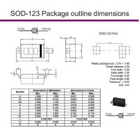 50ชิ้นล็อต CRD ไดโอดชุด S-101T S-301T S-501T S-701T S-452T S-152T S-202T S-272T S-352T SOD-123ไดโอดควบคุมปัจจุบัน