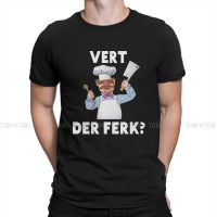 Left Knife And Right Spoon Vert Der Ferk Men T Shirt Cotton Grunge Crewneck Tshirt Harajuku Tops