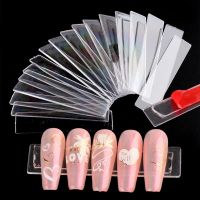 Acrylic Transparent Nail Art Display Stand Practice False Nail Tips Holder Adhesive Glue Tape Manicure Showing Tool JIDP150-153 Adhesives Tape