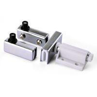 Free Opening Up and Down Shaft Hinge Glass Hardware Fittings Hinge Silver Furniture Cabinet Door Single Double Door Glass Hinge Door Hardware Locks