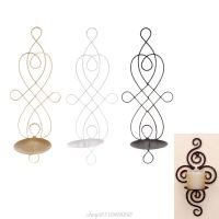 Metal Iron Candlestick Hanging Wall Sconce Candle Holder Home Decor Ornaments J21 21 Dropshipping