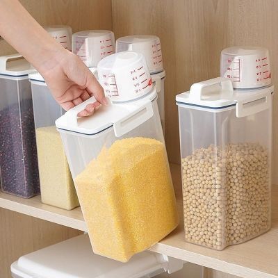 Japanese grain storage tank kitchen receive cans of food grain and receive a case of beans storage tanks seal pot rice storage tank