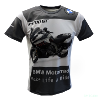 New Summer BMW Motorrad K1600GT Motorcycle Travel Sports Print T-shirt fashion versatile t-shirt