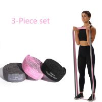 （A New Well Sell ） ฟิตเนสแถบความต้านทานยาว3ชิ้น SetPull Up AssistHip Workout Loop Elastic Bands Gym Training Exercis Equipme