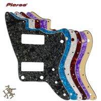 Pleroo อะไหล่กีตาร์-สำหรับเราไม่มีการควบคุมด้านบนสไตล์แจ๊สมาสเตอร์ Pickguard กีตาร์พร้อมกับรถปิคอัพ P90รอยขีดข่วนแผ้นอะไหล่