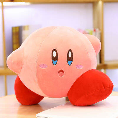 Kirby แสดงออกน่ารักของเล่นตุ๊กตาเกมรอบยัดตุ๊กตาโซฟานุ่มหมอน Kawaii ของขวัญเทศกาลสำหรับเด็กวัยรุ่นปัจจุบัน