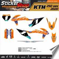 สติ๊กเกอร์ติดรถ วิบาก เอ็นดูโร่ รุ่น ktm 250sfx 2020 No.12