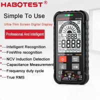 HABOTEST เครื่องทดสอบ HT112B มัลติมิเตอร์ดิจิตอลสมาร์ทมืออาชีพยานยนต์โวลต์มิเตอร์ habotest มินิ AC DC โอห์มเฮิร์ต transito เครื่องทดสอบทดสอบ