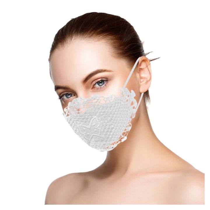 chinastorenieผู้ใหญ่solidผีเสื้อลูกไม้ที่ละเอียดอ่อนappliqueการล้างใบหน้าfacemask