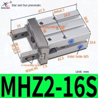 Star Pneumatic Finger Cylinder Parallel Gripper Manipper