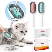 Clean Cat Brush Cat Dog Hair Removal Comb with Wipes Sticky Brush Cat Accessories Pet Products Grooming Supplies Brushes  Combs