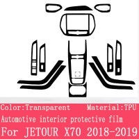 สำหรับ JETOUR X70เกียร์แผงนำทางยานยนต์ภายในหน้าจอฟิล์มป้องกัน TPU ป้องกันรอยขีดข่วนสติ๊กเกอร์