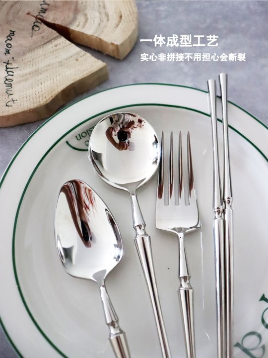 durable-and-practical-muji-knife-fork-and-spoon-european-style-western-tableware-stainless-steel-mirror-steak-knife-and-fork-304-stainless-steel-fork-spoon-fruit-fork