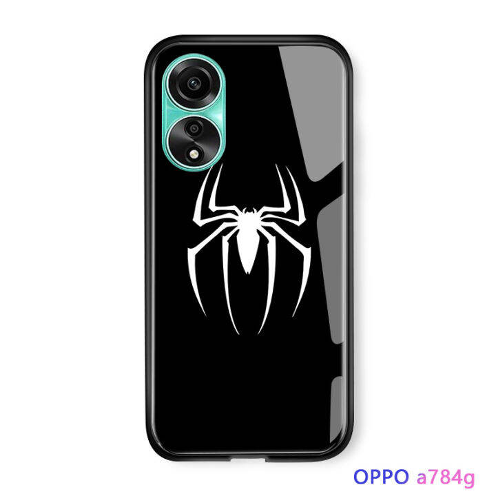 ggk-สำหรับ-oppo-a78-4g-marvl-เคสโทรศัพท์-ggk-สำหรับเด็กผู้ชายซูเปอร์ฮีโร่สำหรับผู้ชาย-ironman-captain-อเมริกาเคสหลังกระจกนิรภัยกันกระแทกฝาปิดซิลิโคนนุ่มเคสมีขอบ