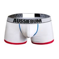 {Xiansheng clothing} Aussiebum Jockstrap ใหม่39; S แฟชั่นเซ็กซี่กางเกงบ็อกเซอร์ผู้ชาย39; S กีฬาระบายอากาศได้ดีกระเป๋าใบใหญ่กางเกงบ็อกเซอร์กางเกงบ็อกเซอร์ยางยืดสูง