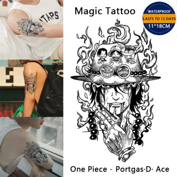 one piece tattoo ace