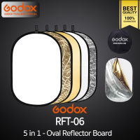 Godox Reflector RFT-06 5in1 - Oval Reflecter วงรี 5 in 1 - 60*90 , 90*120 , 100*150cm.